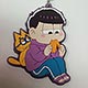 おそ松さん 描き下ろし もぐもぐラバーストラップ 一松