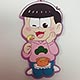 おそ松さん 描き下ろし もぐもぐラバーストラップ トド松