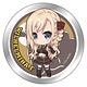 ハイスクール・フリート キラキラフレーム付きBIG缶バッジ ヴィルヘルミーナ