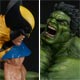 『マーベル・コミック』 マケット ハルクvsウルヴァリン