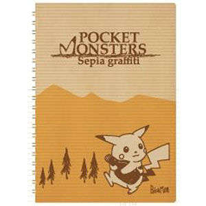 POCKET MONSTERS Sepia graffiti A5リングノート ボトル