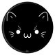 缶バッジ「にゃんバッジ」09/クロ