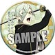 刀剣乱舞-ONLINE- 和風缶バッジ「膝丸」