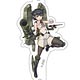 りっく☆じあ～す アクリルチャーム 10式戦車