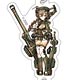 りっく☆じあ～す アクリルチャーム 155mmりゅう弾砲