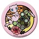 ポケットモンスター「切り絵シリーズ」 和紙缶バッジ ミュウ