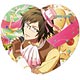 アイドリッシュセブン ハート型うちわ 二階堂大和