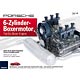 1/4 1966年型ポルシェ水平対向6気筒 「フラット6 ボクサー」エンジン 透明モデルキット(モーターライズ)