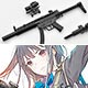 リトルアーモリー LA026 1/12 MP5SD6タイプ プラモデル