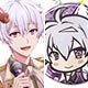 アイドリッシュセブン 逢坂壮五 アクセサリースタンド＆缶バッジセット