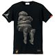 ダークソウル × TORCH TORCH/ 悩めるカタリナ騎士のTシャツ： ブラック Lサイズ