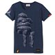 ダークソウル × TORCH TORCH/ 悩めるカタリナ騎士のTシャツ： ヘザーネイビー レディース フリーサイズ