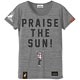 ダークソウル × TORCH TORCH/ 太陽の戦士ソラールのTシャツ： ヘザーグレー レディース フリーサイズ