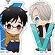ユーリ！！！ on ICE もじもじっこアクリルキーホルダー 8個入りBOX