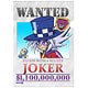 怪盗ジョーカー クリアファイルWANTED ジョーカー