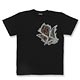 機動戦士ガンダム 鉄血のオルフェンズ Tシャツ 鉄華団落書き柄 黒 XL