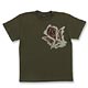 機動戦士ガンダム 鉄血のオルフェンズ Tシャツ 鉄華団落書き柄 カーキ XL