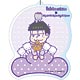 おそ松さん×Sanrio Characters デカキーホルダー 一松×ニャニィニュニェニョン B
