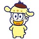 おそ松さん×サンリオキャラクターズ ビッグラバーキーホルダー 十四松×ポムポムプリン