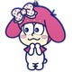 おそ松さん×サンリオキャラクターズ ビッグラバーキーホルダー トド松×マイメロディ
