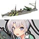 1/700 艦これプラモデル 33 艦娘 水上機母艦 秋津洲