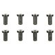 AO-1020：ミニ四駆 アルミホイール用ブッシュ(黒8個入り)