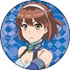 スクールガールストライカーズ Animation Channel カンバッジ 沙島悠水