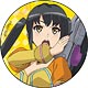 スクールガールストライカーズ Animation Channel カンバッジ 菜森まな