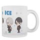 ぬいぐるみに ユーリ！！！ on ICE グラスマグカップ 4 私服集合ver.