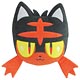 POCKET MONSTERS PZ20 もちふわクッション ニャビー(フェイス)