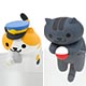 PUTITTO series(プティットシリーズ) PUTITTO ねこあつめ vol.2　8個入りBOX