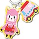 どうぶつの森 アクリルキーホルダー リサ
