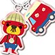 どうぶつの森 アクリルキーホルダー ラコスケ