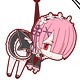 Re：ゼロから始める異世界生活 ラムつままれストラップ