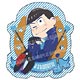 おそ松さん ダイカットステッカー 競馬6つ子正装ver.(カラ松)