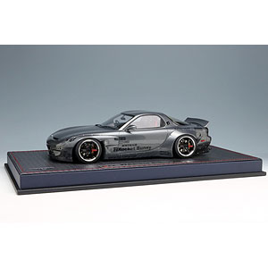 1/18 Rocket Bunny RX-7(FD3S) レッド / 6 Spork Wheel (ガンメタリック /  ポリッシュリム)[メイクアップ]【送料無料】《在庫切れ》