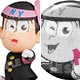 おそ松さん ワールドコレクタブルフィギュア-押忍松-黒ランver.(トド松)