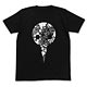 EVANGELION 使徒フラワーパターン Tシャツ/BLACK-L