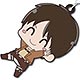 『進撃の巨人』 ニコメンズ ラバーマスコット エレン