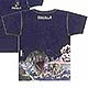 ゴジラ 抜染Tシャツ ゴジ桜 NV M