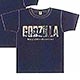 ゴジラ 抜染ロゴTシャツ ロゴ富嶽三十六景 NV XXL