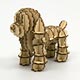 Wooden Art ki-gu-mi トイプードル