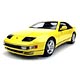 1/18 NISSAN 300 ZX (イエロー)