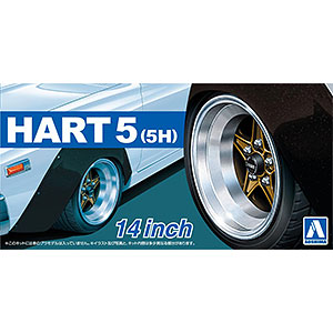 1/24 ザ・チューンドパーツ No.65 1/24 ハート5(5H) 14インチ プラモデル
