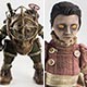 BioShock(バイオショック) 1/6 Big Daddy ＆ Little Sister(1/6 ビッグダディ＆リトルシスター) 可動フィギュア
