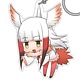けものフレンズ トキ アクリルつままれキーホルダー