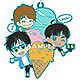 ユーリ！！！ on ICE ラバーストラップRICH YURI with Ice Cream！！！
