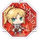 Fate/Apocrypha フェルトコースターキーチェーン 赤のセイバー