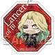 Fate/Apocrypha フェルトコースターキーチェーン 黒のランサー