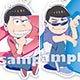 おそ松さん アクリルイニシャルキーホルダー 7個入りBOX